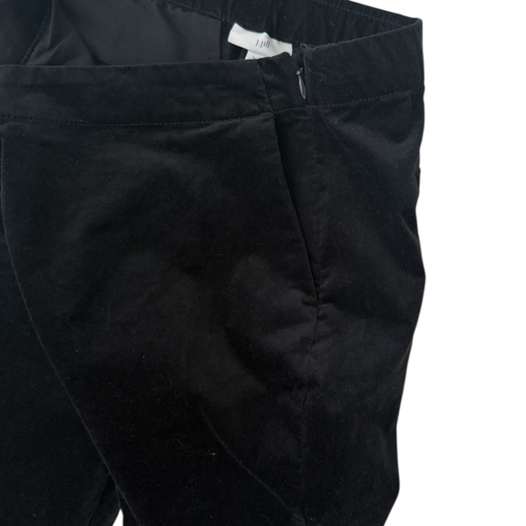 J. Jill Black Velvet Ankle Cropped Pants Sise 10P - Picture 5 of 9